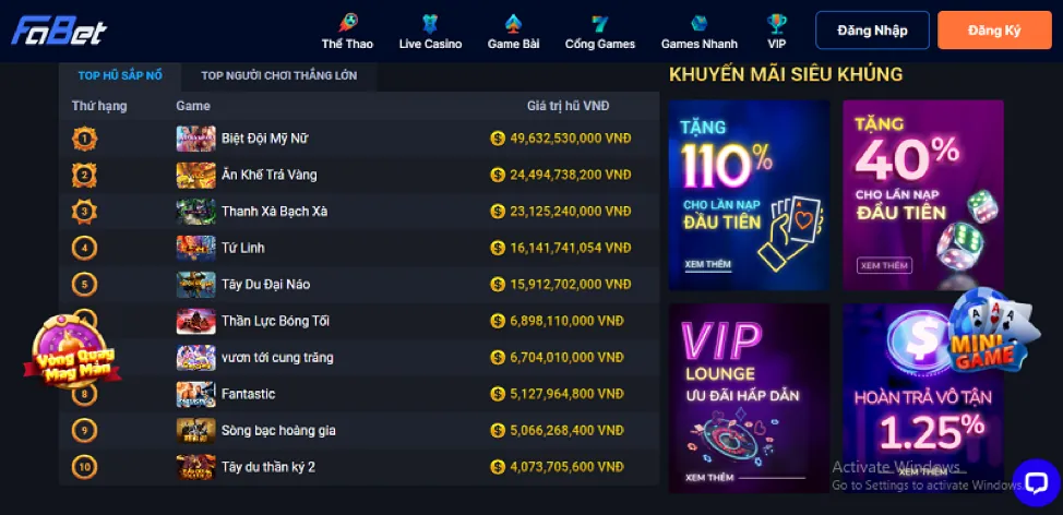 Chương trình hoàn trả đá gà wwin999 win